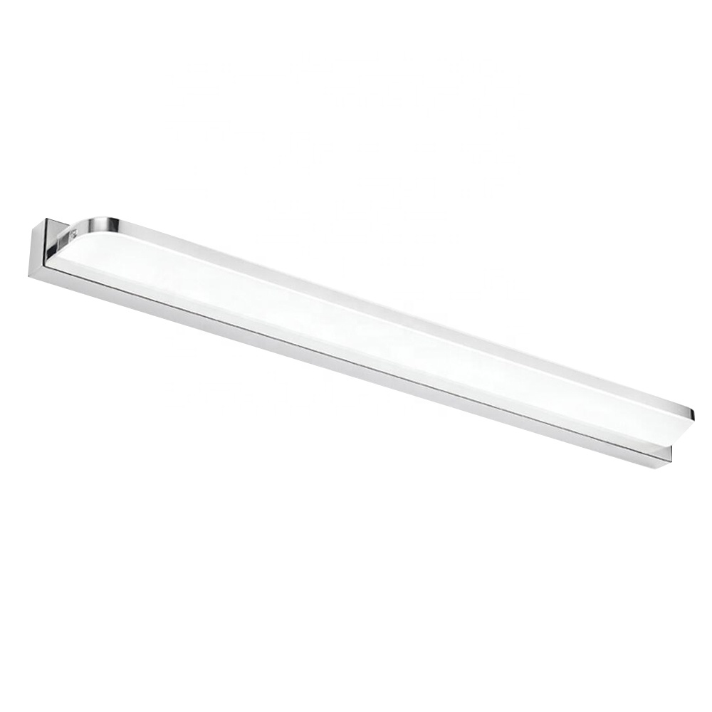Modern stainless steel led wall lamp bathroom bedroom makeup  vanity mirror light