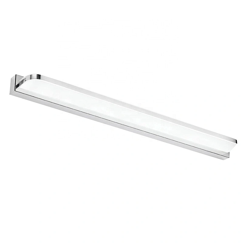 Modern stainless steel led wall lamp bathroom bedroom makeup  vanity mirror light