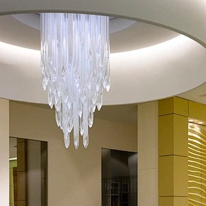 Customizable hotel lobby decoration lighting crystal chandelier