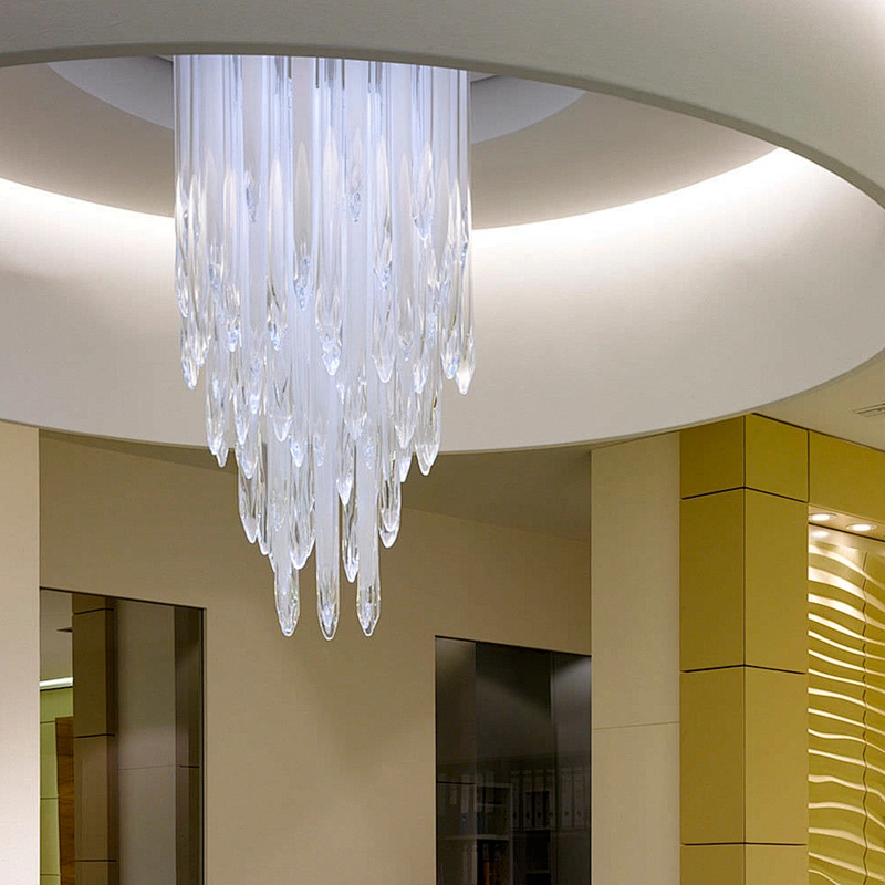Customizable hotel lobby decoration lighting crystal chandelier