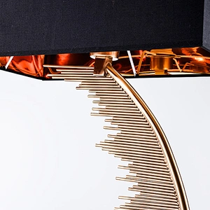 Nordic style vintage retro bedroom Brass Metal Table Lamp