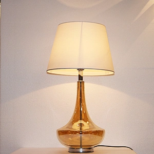 Rebecca lighting Modern custom glass jar hotel home decoration table lamp