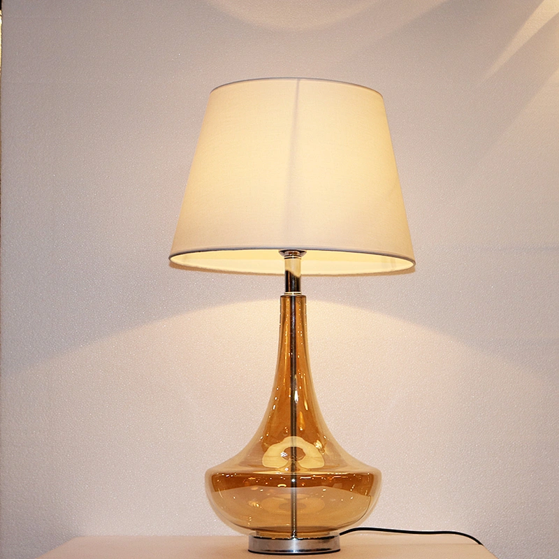 Rebecca lighting Modern custom glass jar hotel home decoration table lamp