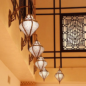 Custom Made Hotel Large Lobby Moroccan Islam Crystal Lighting Islamic Chandelier