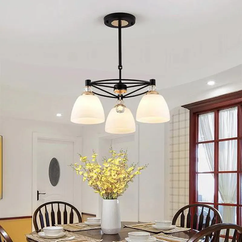 Hanging Unique Style Antique Alabaster Glass Pendant Light Chandeliers Pendant Lights