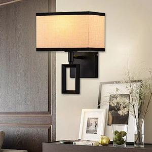 Simple Design bedroom Bedside Modern Hotel Reading Wall Lamp flexible arm Wall Light