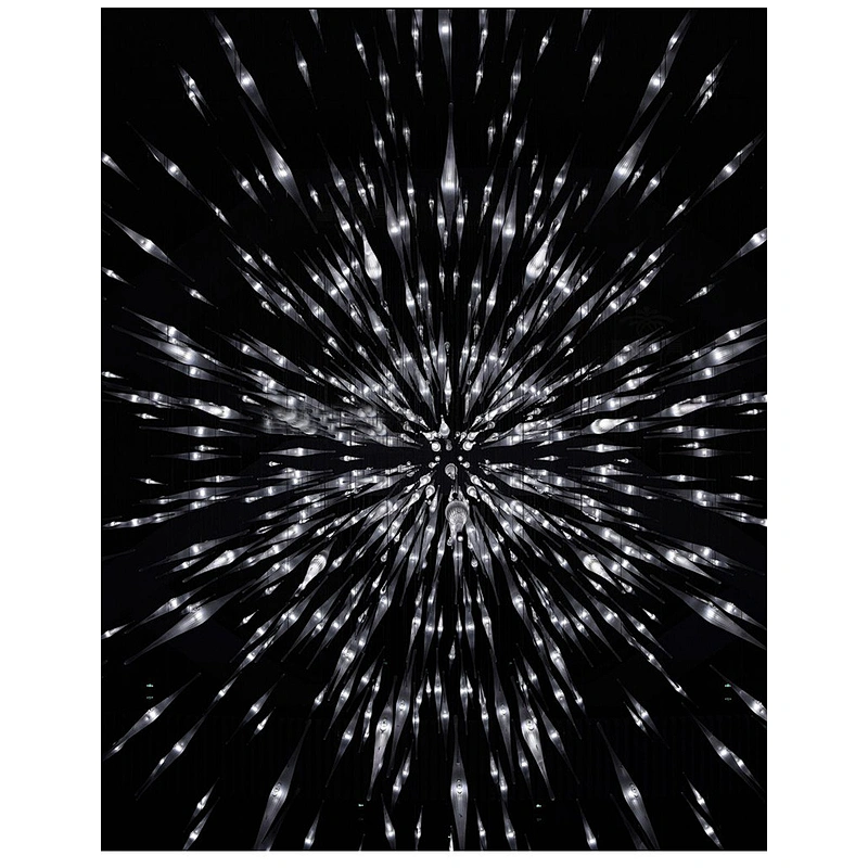 Customized Non-Standard Hotel Lobby Glass Chandelier Large Hotel Led Chandelier