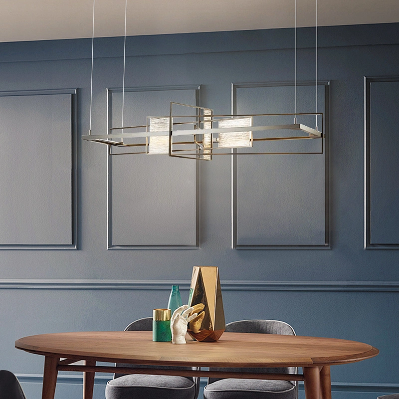 Postmodern creativity Nordic new style design light luxury led glass pendant lamp