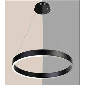 Modern simple creative big circle LED sitting room pendant lamp