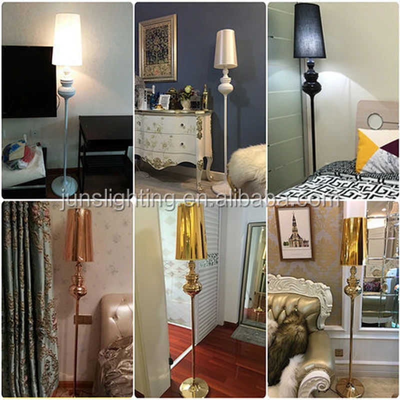 Modern custom color PVC shade lamp calabash decorative lamp holder floor lamp for living room
