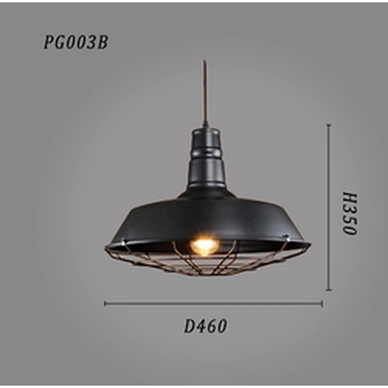Retro Chandelier Pendant Lights Restaurant Bar Black Lights Design Lighting Hanging Antique Industrial