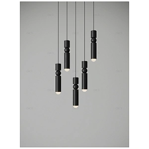 Modern Living Room Aluminum Chandelier Bedroom Bedside Lamp Acrylic  Chandelier