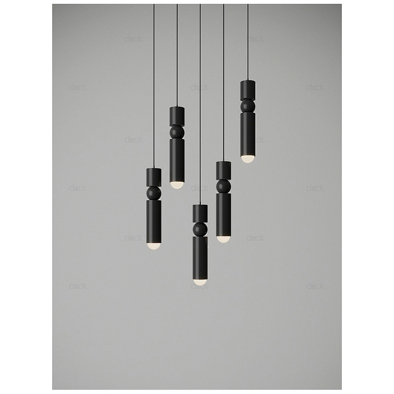 Modern Living Room Aluminum Chandelier Bedroom Bedside Lamp Acrylic  Chandelier