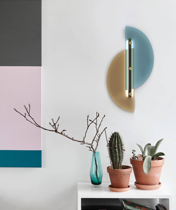 Nordic  living room dining room lighting  bedroom bedhead corridor background wall decoration LED wall lamp hotel lighting