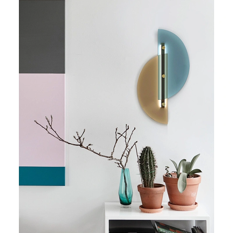 Nordic  living room dining room lighting  bedroom bedhead corridor background wall decoration LED wall lamp hotel lighting