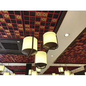 glass and iron Chinese style home restaurant or hotel pendant lamp