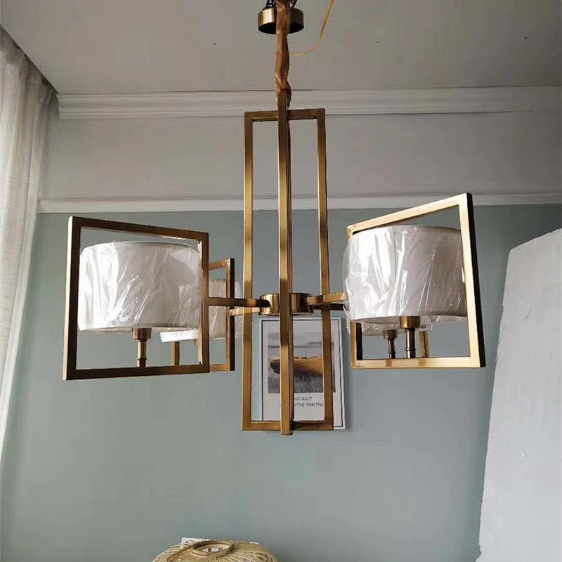 Modern Chinese Style Iron Chandelier For Dining And Hotel