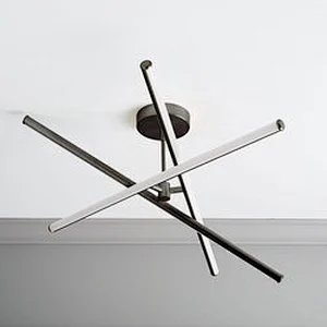 Modern LED Steel Chandelier In Gold For Dining Chandeliers Pendant Lights
