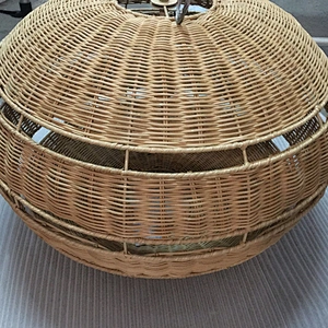 Woven Chandelier Chinese In Teahouse Dining Room Bedroom Rattan Chandelier