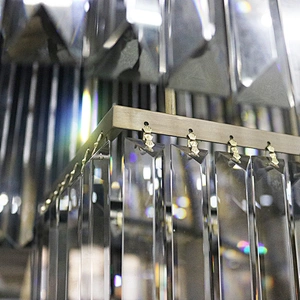Modern hotel decorative lighting brass luxury crystal chandelier