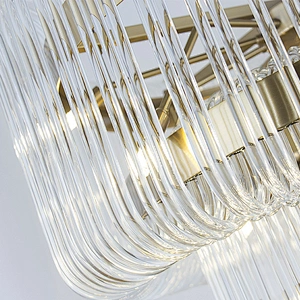 Modern lustre cristal dinding room  luxury new art glass tube lighting chandelier