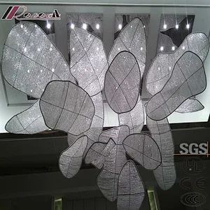 LED big project luxury lighting flower shade