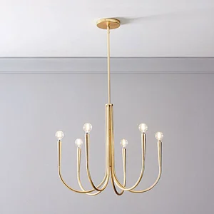 Modern Iron Chandelir For Living Room And Bedroom