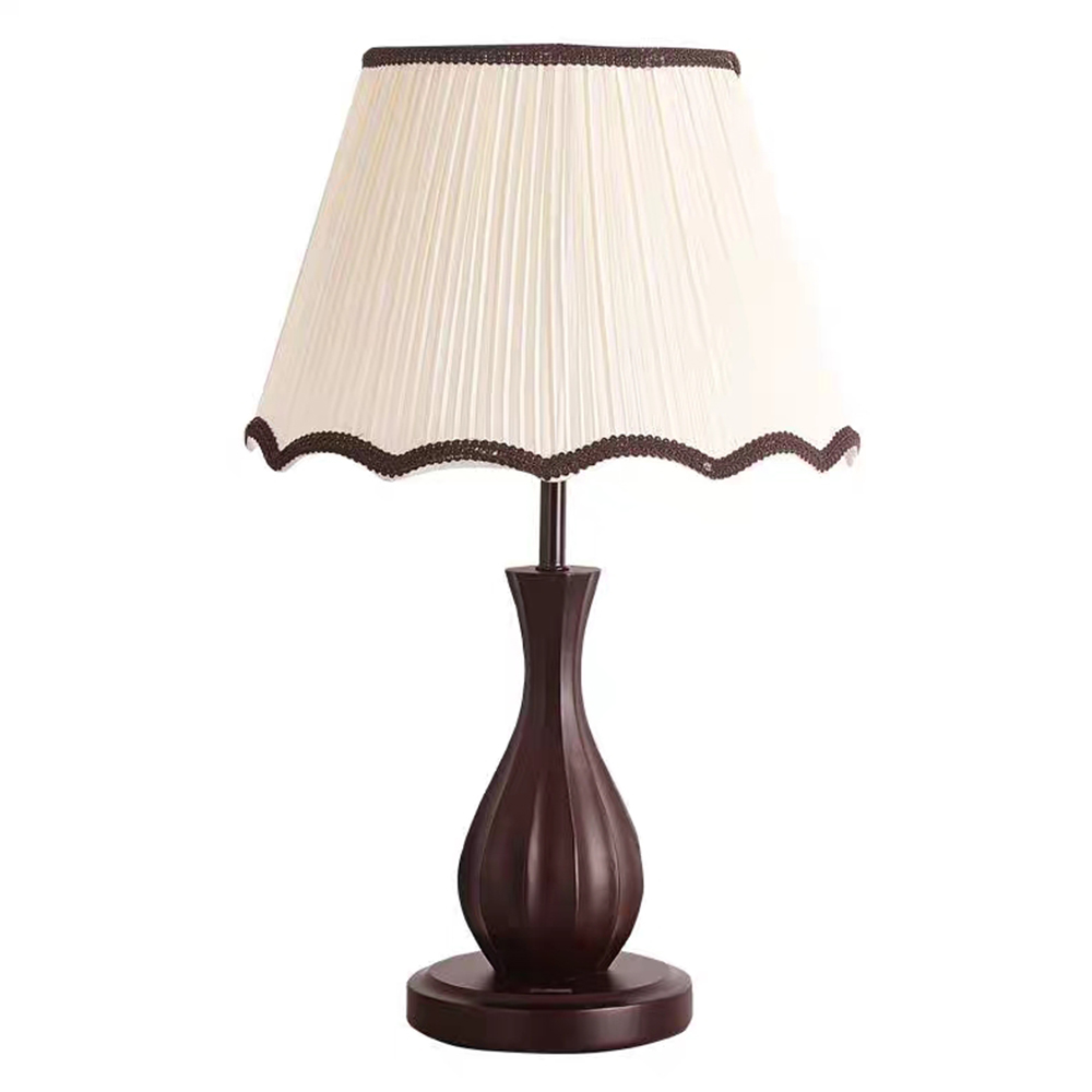 Modern design vintage wood bed side table lamp