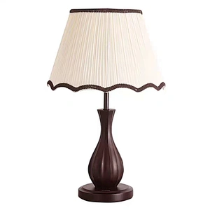 Modern design vintage wood bed side table lamp