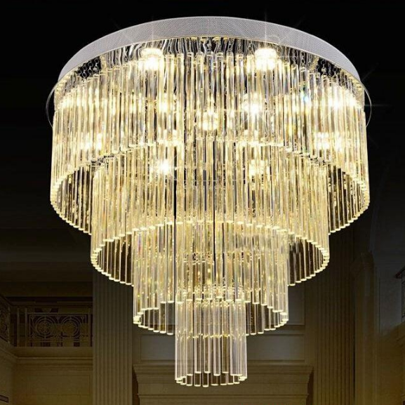 Modern Style Living Room Bedroom Restaurant Lighting Ceiling Pendant Lamp Crystal Chandelier