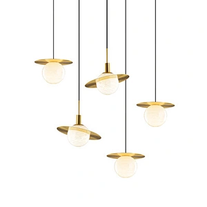 Dining Room Modern Chandelier Creative Living Room Study Bar Hotel Spanish Marble Pendant Lamp