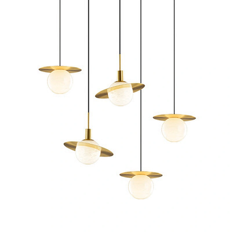 Dining Room Modern Chandelier Creative Living Room Study Bar Hotel Spanish Marble Pendant Lamp