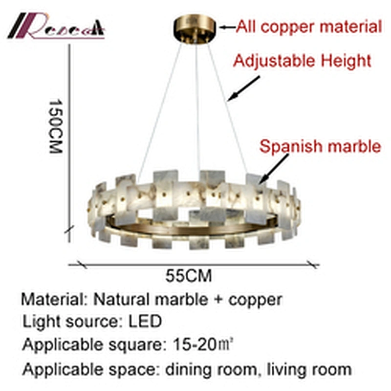 Modern Light Luxury Crystal Chandelier High-End Living Room Lamp Simple Exquisite Bedroom Pendant Light