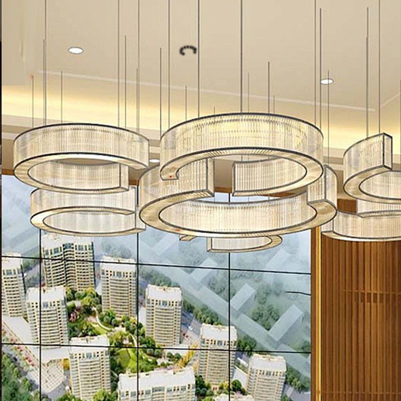 Rebecca lighting Hotel decoration k9 crystal pendant crystal chandelier lighting