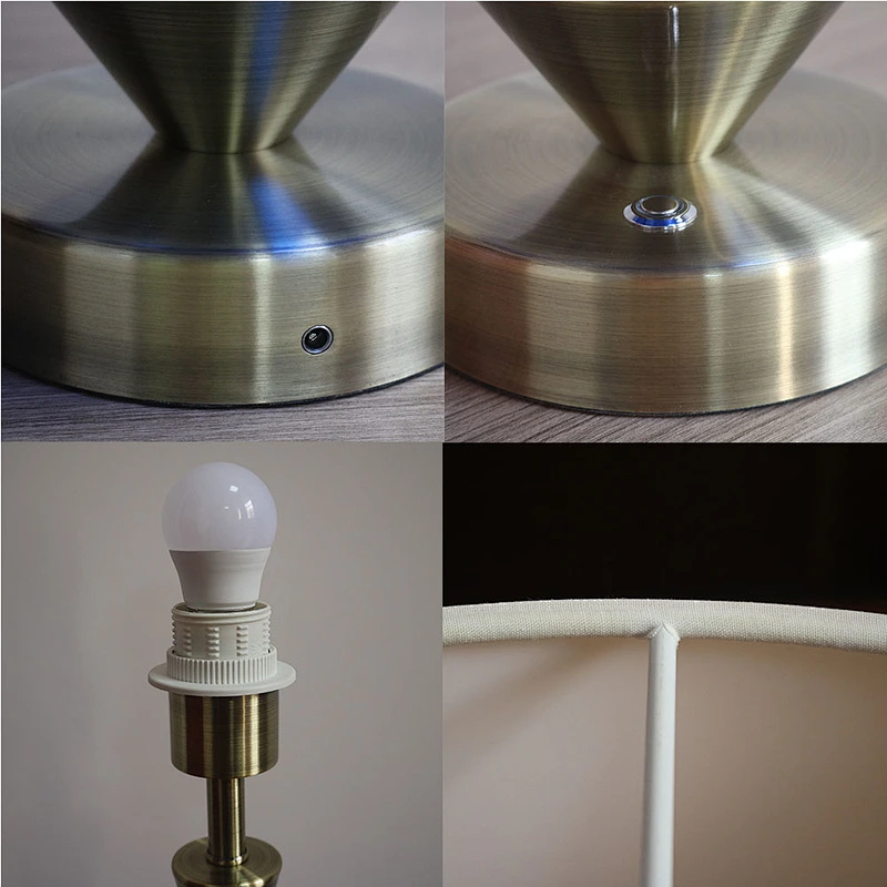 Glass Rechargeable Cordless table lamp Touch Dimming Desk lamp table lamps luxury modern decorative hotel