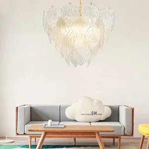 Modern decorative indoor clear crystal hanging pendent lamp chandeliers pendant lights