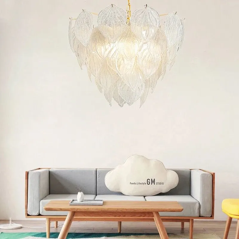 Modern decorative indoor clear crystal hanging pendent lamp chandeliers pendant lights
