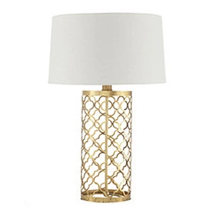 American creative gold wrought iron antique table lamp hotel bedside bedroom living room table lamp