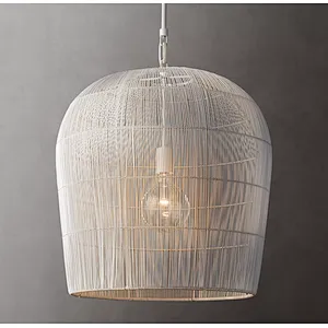Wicker Woven Lamp Pendent Lamp Answer Ancient Cane Art Bedroom Rustic Rebecca Lighting Rattan 80 for Living Room Bedroom 2-year