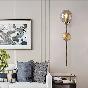 Nordic creative modern simple wall lamp for living room bedroom bedside lamp