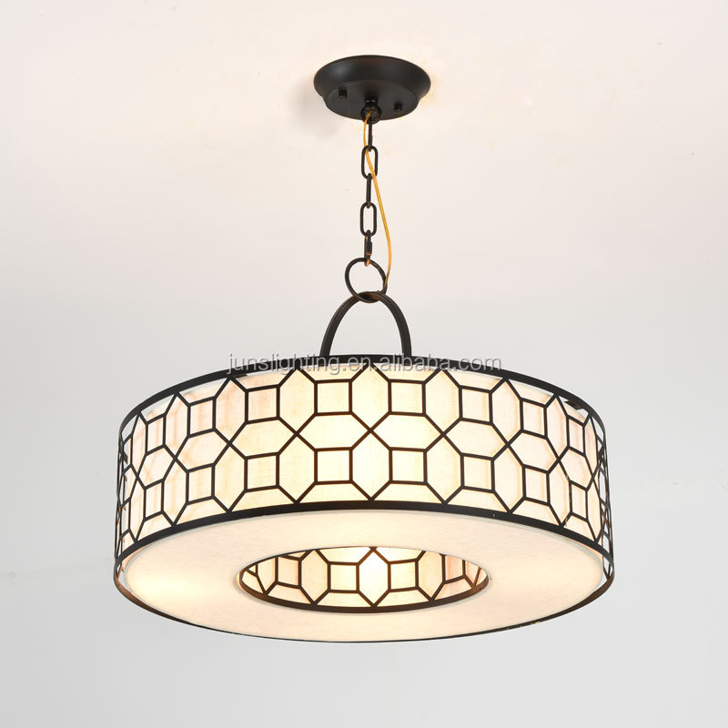 Zhongshan Simple Classic Round E27 Living Room Hanging Pendant Lamp For Living Room