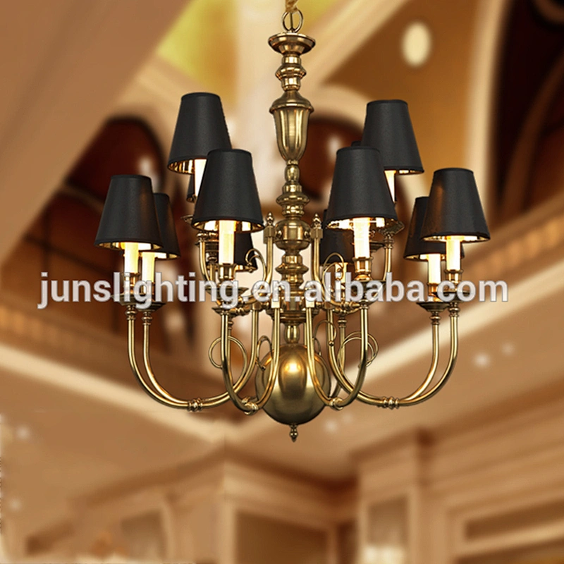 Modern Luxurious Adjustable Brass Chandelier For Cashier Counter Chandeliers Pendant Lights