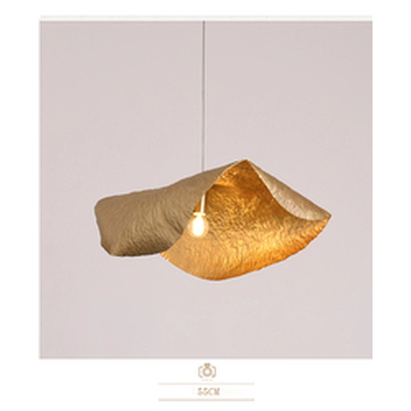 Nordic style hotel chandelier villa living room dining room pure handmade copper chandelier