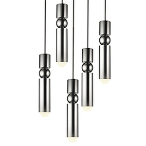 Modern Living Room Aluminum Chandelier Bedroom Bedside Lamp Acrylic  Chandelier