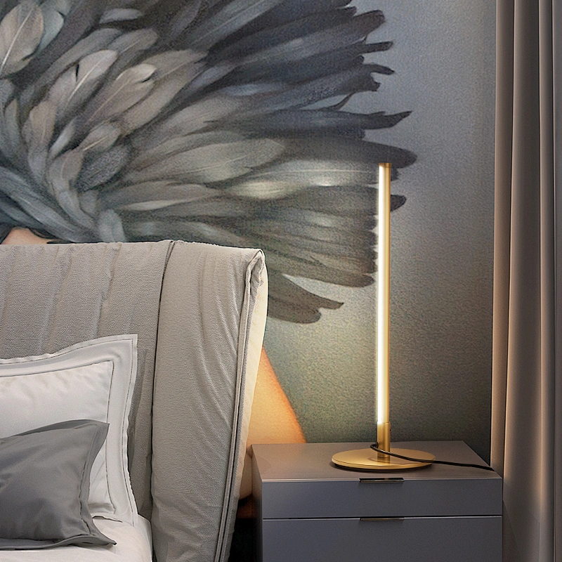 2021 new hotel bedroom floor lamp modern LED living room bedside lamp