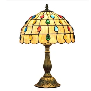 Rebecca High Quality Antique Stained Glass Tiffany Table Lamp Modern Desk Lamps