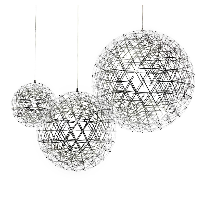 Modern nordic designer chrome led ceiling chandelier  pendant light mrna1273 modern
