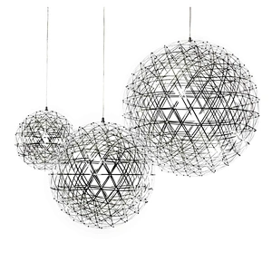 Modern nordic designer chrome led ceiling chandelier  pendant light mrna1273 modern