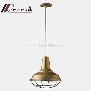 Modern Unique Residential Led Metal Frame Lamp Shade Pendant Light for Dining Room