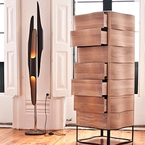 Modern nordic designer hotel luxury industrial stand floor lamp